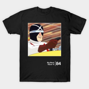 Big Black - Racer-X / Minimalist Artwork Design T-Shirt